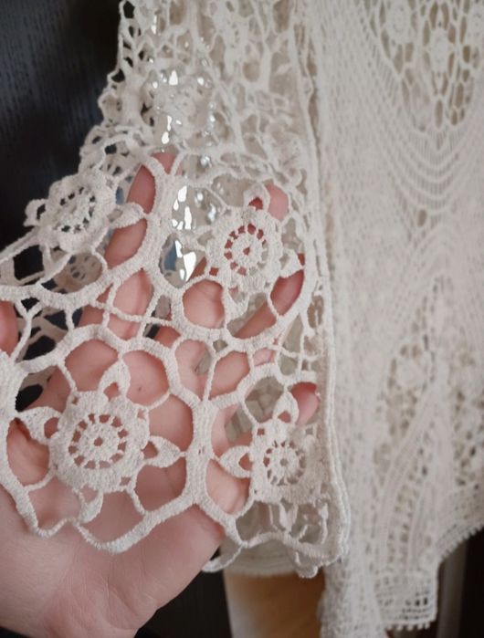 Vestido praia renda sem costas