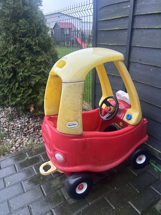 Autko little tikes z przyczepka