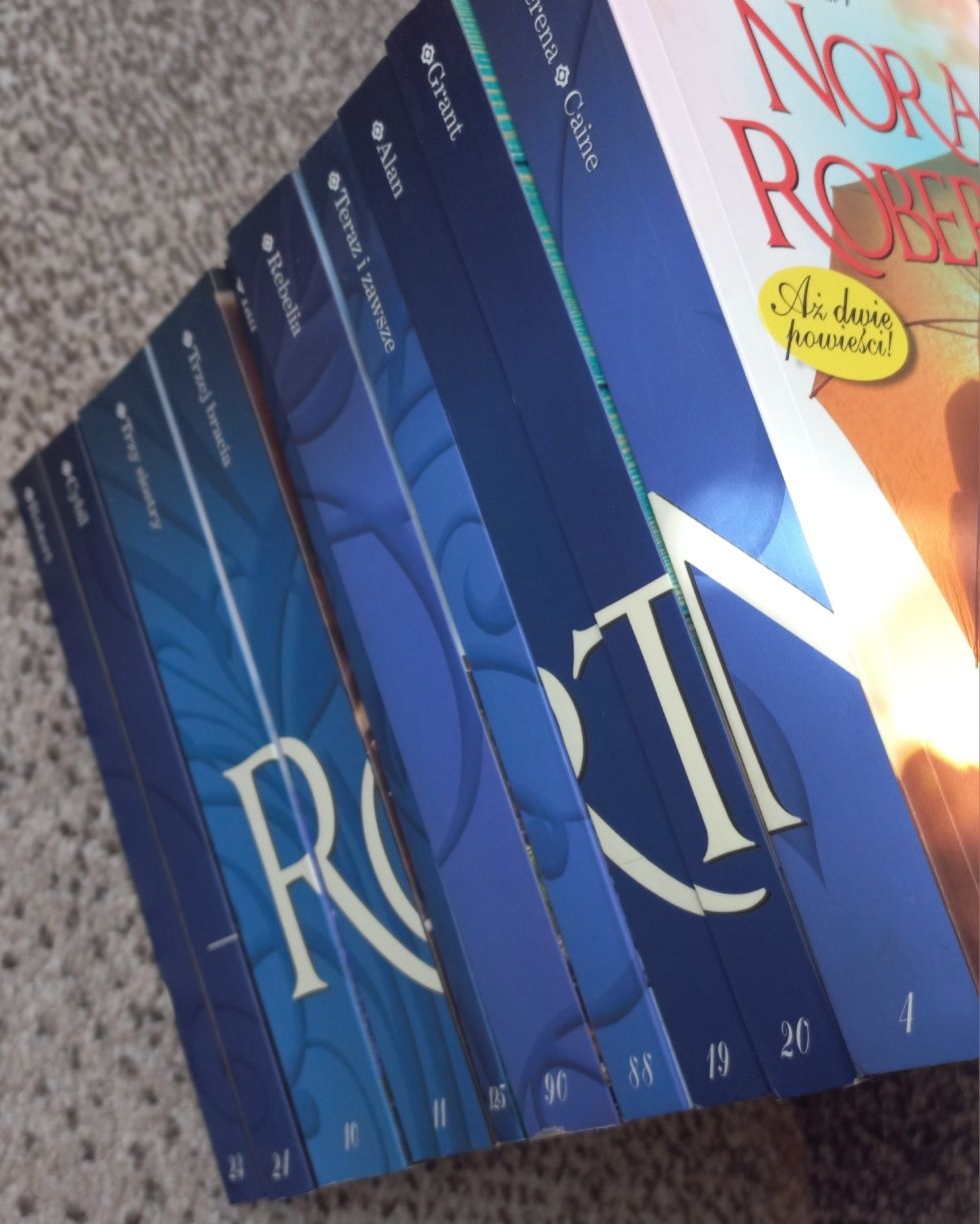 Cykl MacGregor Selena Caine Alan Grant Rebelia Cybil Ian Nora Roberts