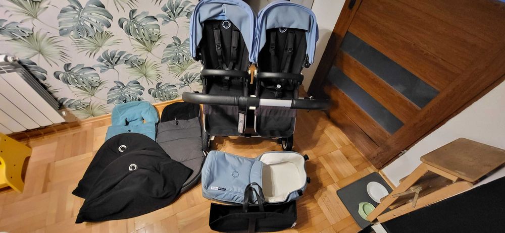 Bugaboo Donkey 2 – podwójny wózek – świetny stan!