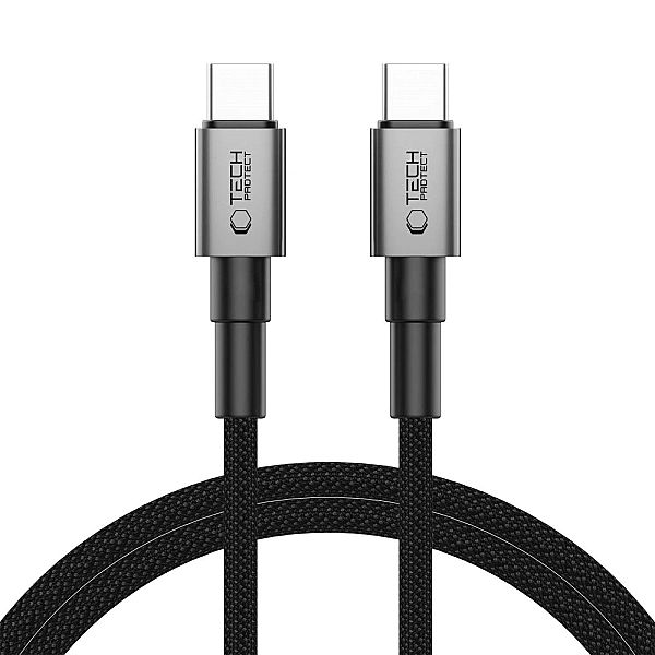 Kabel Tech-Protect UltraBoost DNA USB-C PD60W/3A 100 cm - szary