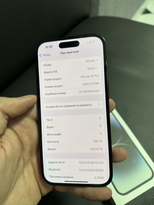 iPhone 14 Pro 128gb Black Neverlock