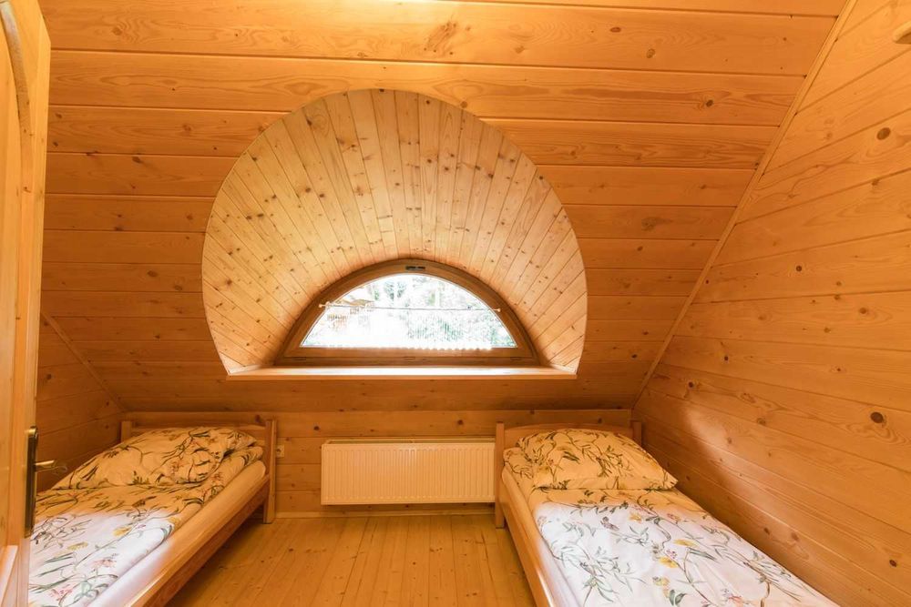 Domek na wynajem z sauna i balią ZADZWON! Quady