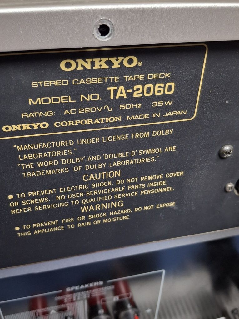 Zestaw stereo Onkyo tuner, nagnetofon ,amplituner, wzmacniacz