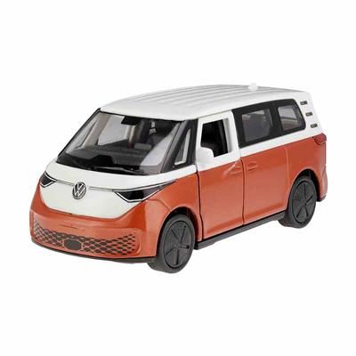 Autko model 1:34 VW ID BUZZ biało - czerwony