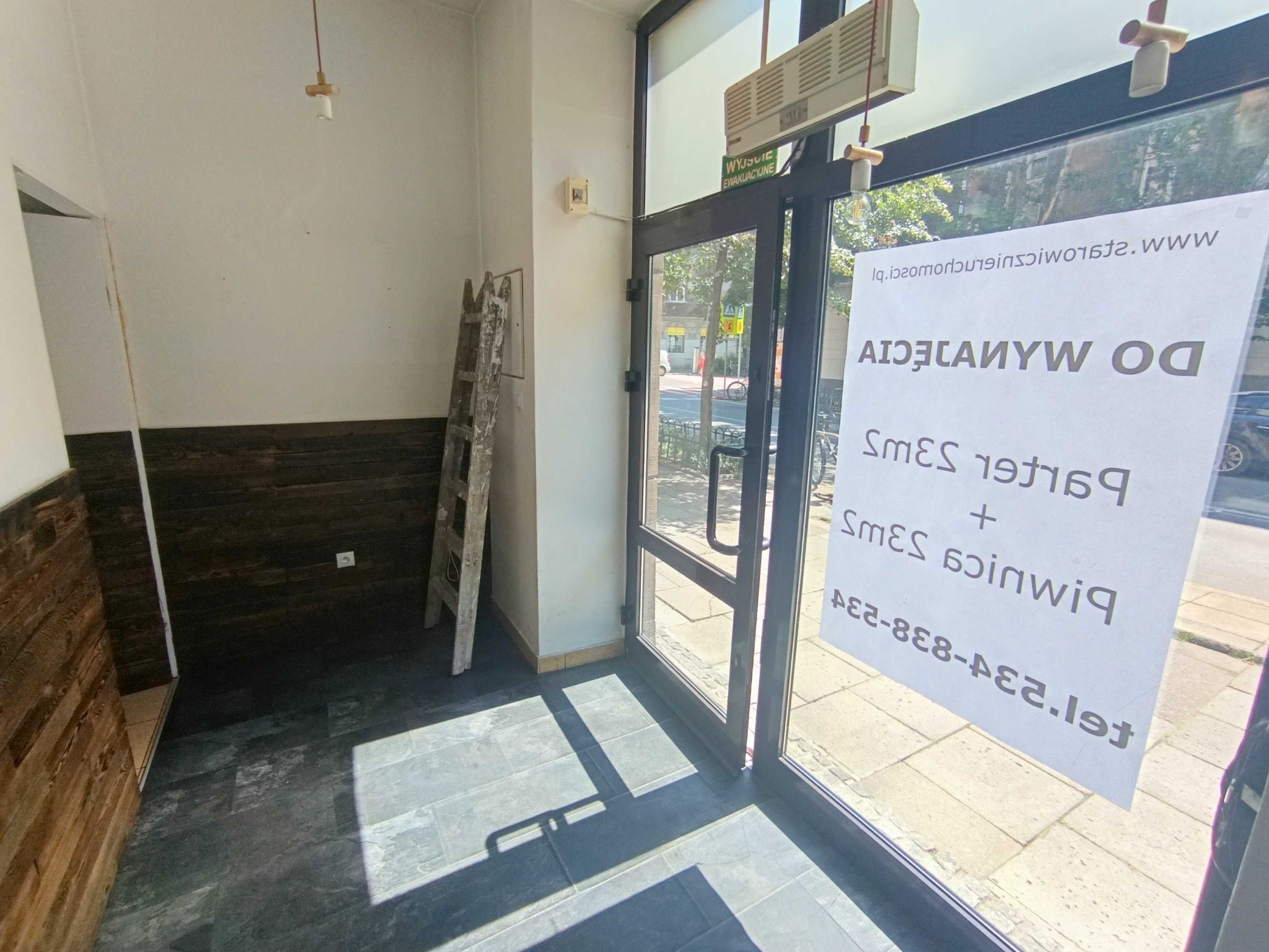 Lokal Witryna 23m2 + Piwnica 23m2 ul.Krowoderska/ul.Szlak Stare Miasto