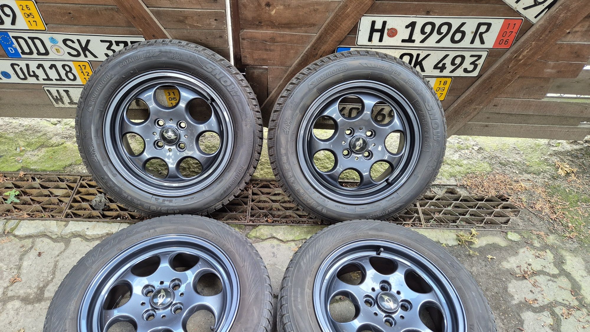 Oryginalne Felgi Mini R50 4x100 15 Cali Opony