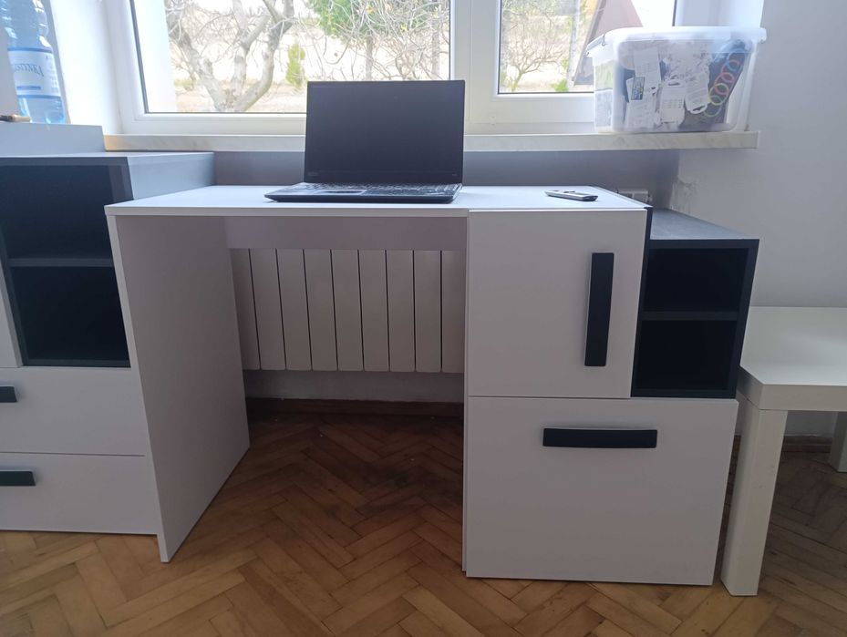 PIĘKNE nowoczesne meble młodzieżowe - 5 ELEMENTOWE - jak nowe