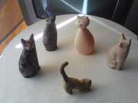 conjunto figuras gatos