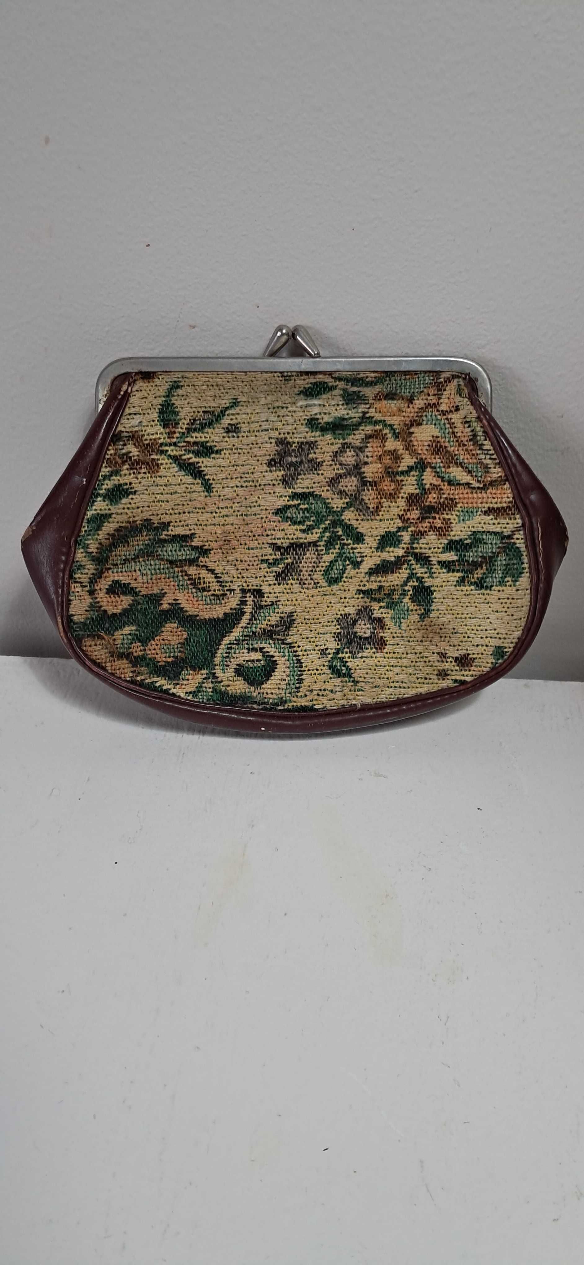 Portmonetka PRL Torebka Klamra Kosmetyczka Vintage