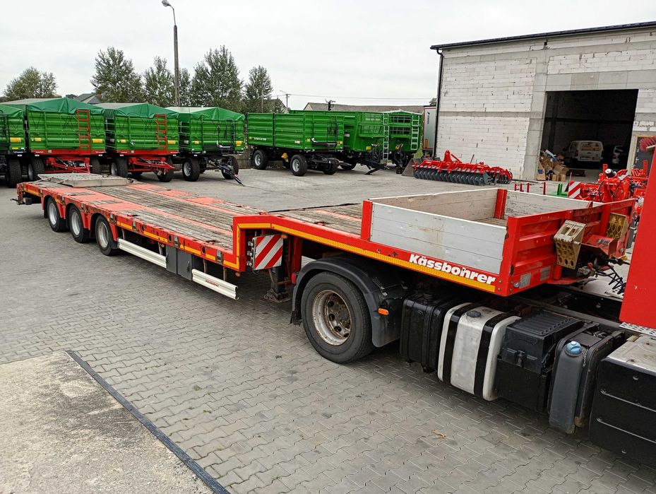 Naczepa niskopodwoziowa Kassbohrer LB3E, rok 2018, DMC 42000 kg