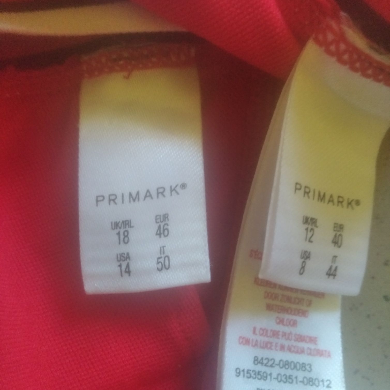 Bikini Primark rozmiar L czerwone
