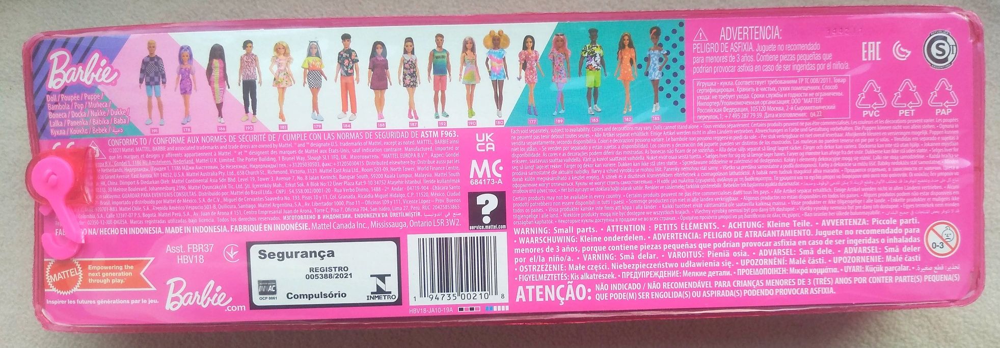 Nowa Barbie Fashionistas 186 Modne Przyjaciółki, lalka Mattel love