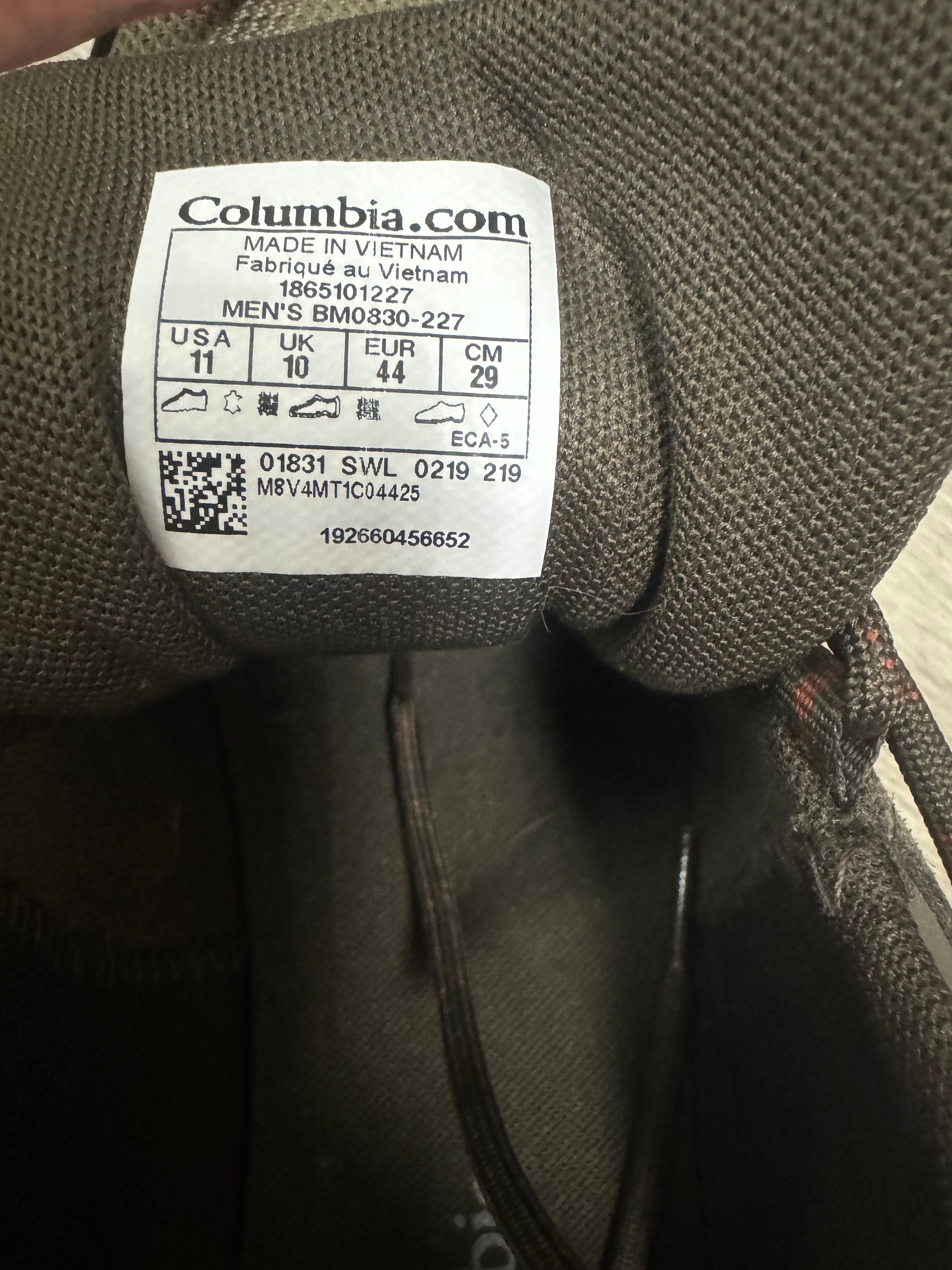 Трекінгові термо кросівки Columbia 44 розміру