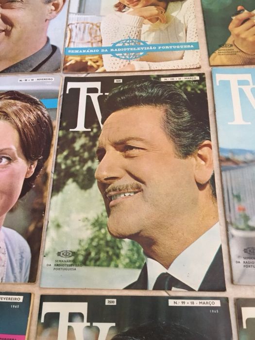 Edições revista TV semanal Radiotelevisão Portuguesa 1965