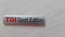 TDI Sport Edition napis logo chrom naklejane