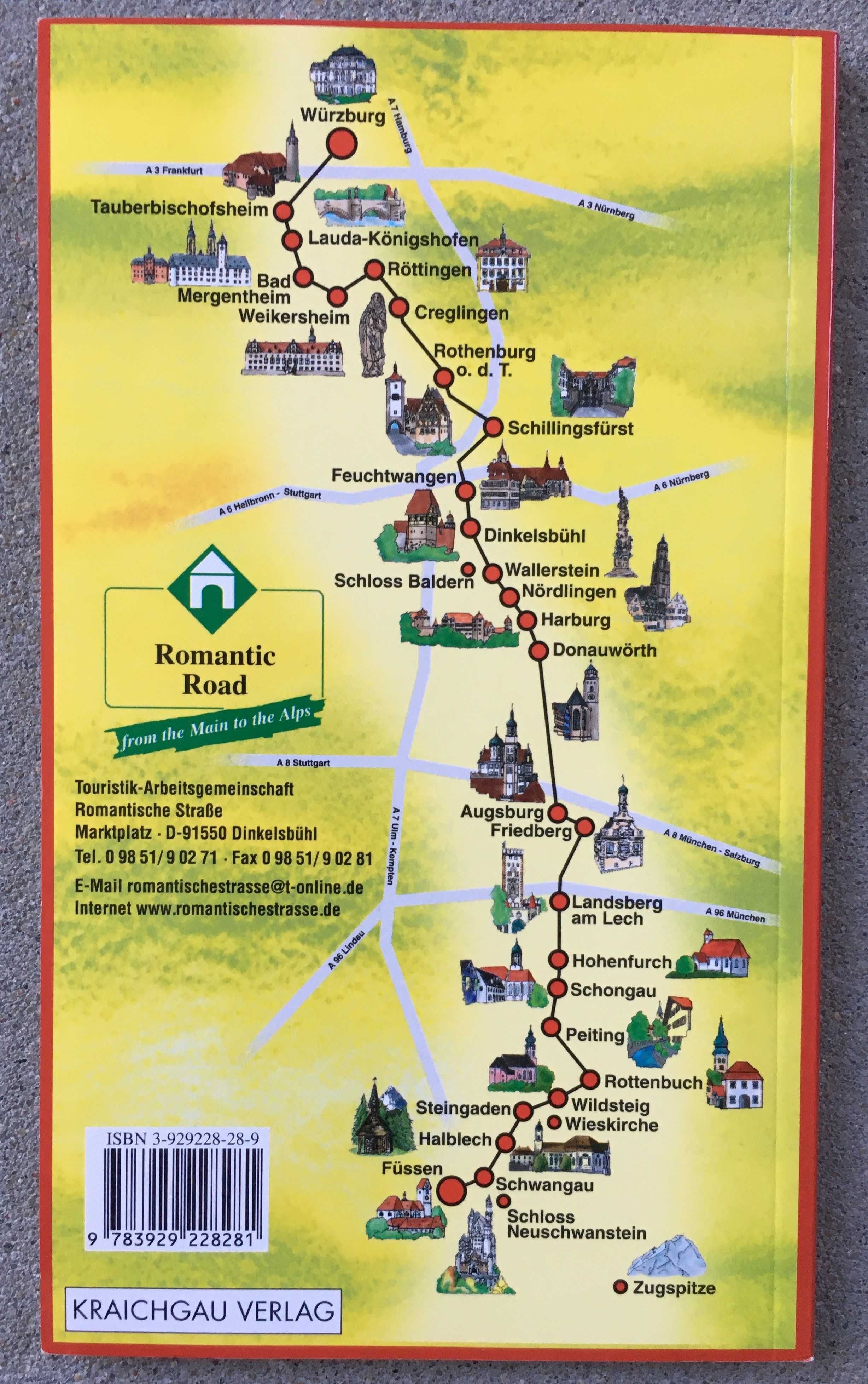 Przewodnik turystyczny Niemcy Czechy The Castles Route stan fabryczny