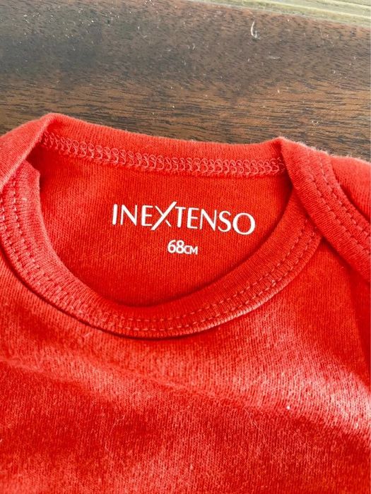 Body Cor Tijolo Manga Comprida 68cm-Brick Color Body Long Sleeve 68cm