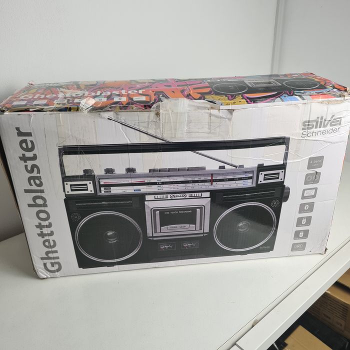 Ретро Магнітофон  касетний Bluetooth Silva Schneider.