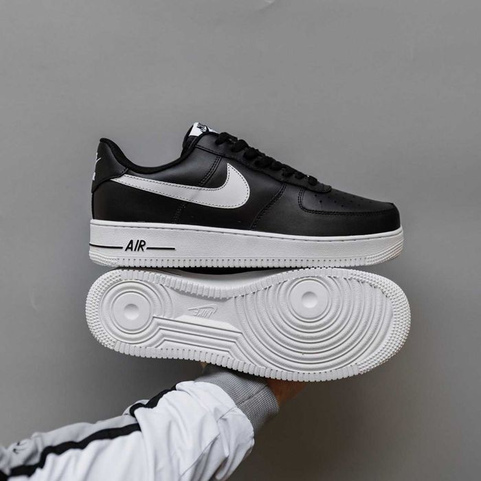 Кросівки Nike Air Force 1 Black-White premium