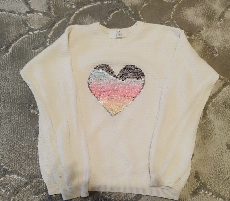 Bluzy sweterki dla dziewczynki 134