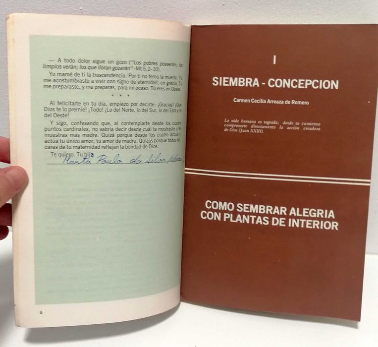 Livro - Sembradora de Valores (edição espanhola)