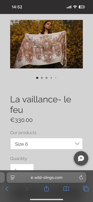 Chusta jedwab i eukaliptus wild sling NOWA