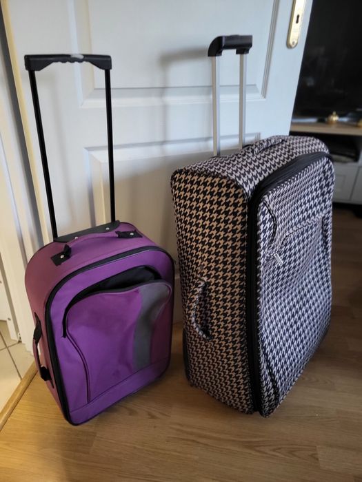 Zestaw 2 walizek podróżnych torby podróżne