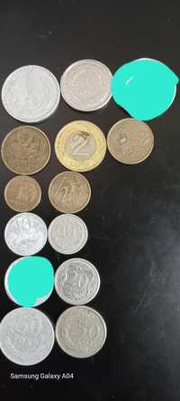 Польща набір монет за75гр,до 2000року до ріформ і післяі