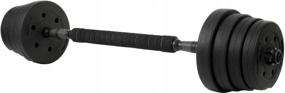 Super Mocny Zestaw Treningowy !!! 30KG Hantle + Gryf