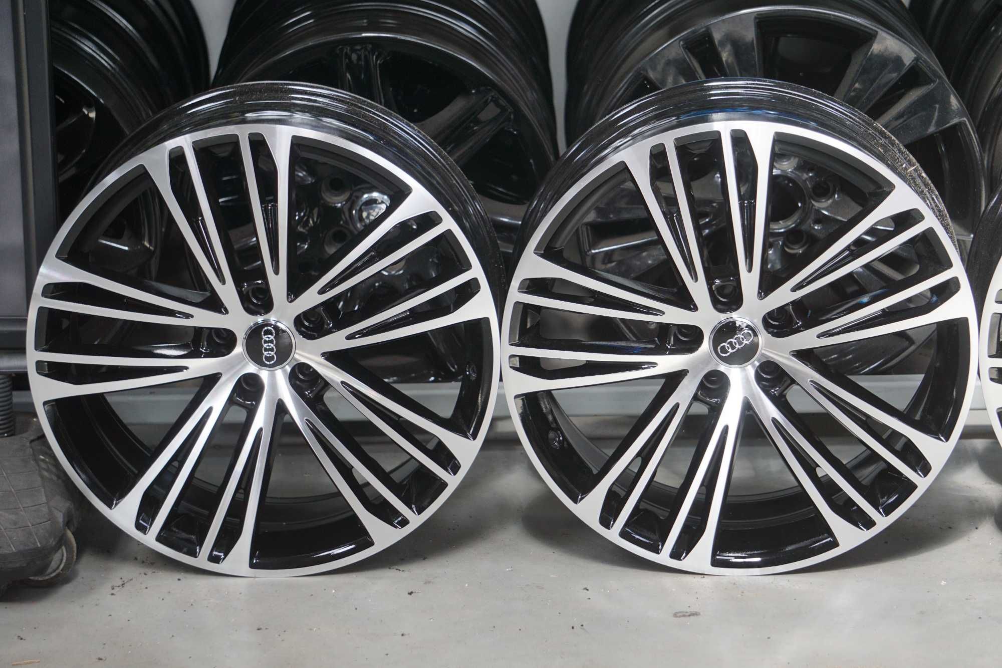 Alufelgi Audi A7 A5 A6 A8 Q5 Q7 5x112 8.5Jx20 et30 czarne i cnc