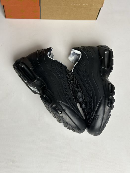 Nike Air Max 95 Corteiz Black чорні кросівки черные кроссовки найк 43