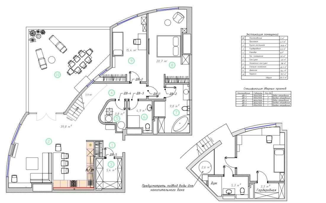 Эксклюзивная 3-комнатная квартира 160м с террасой ЖК Одиссей/Толбухина