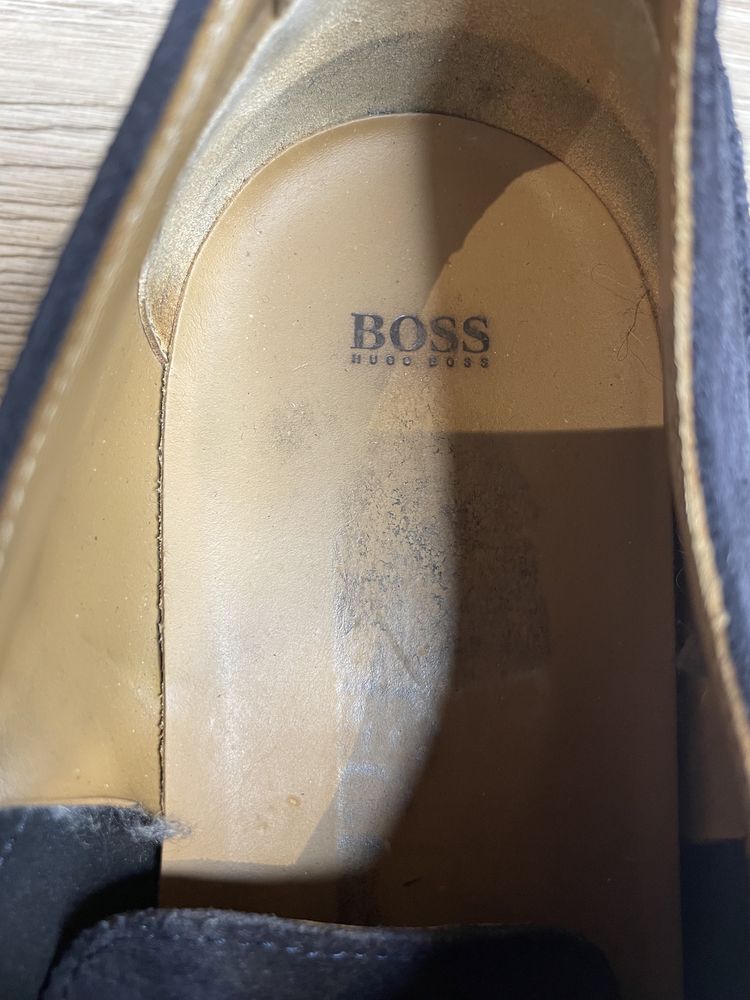 Półbuty zamszowe Hugo Boss 46