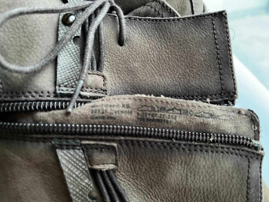 Ботинки женские Tamaris р.39-40 кожа демисезонные