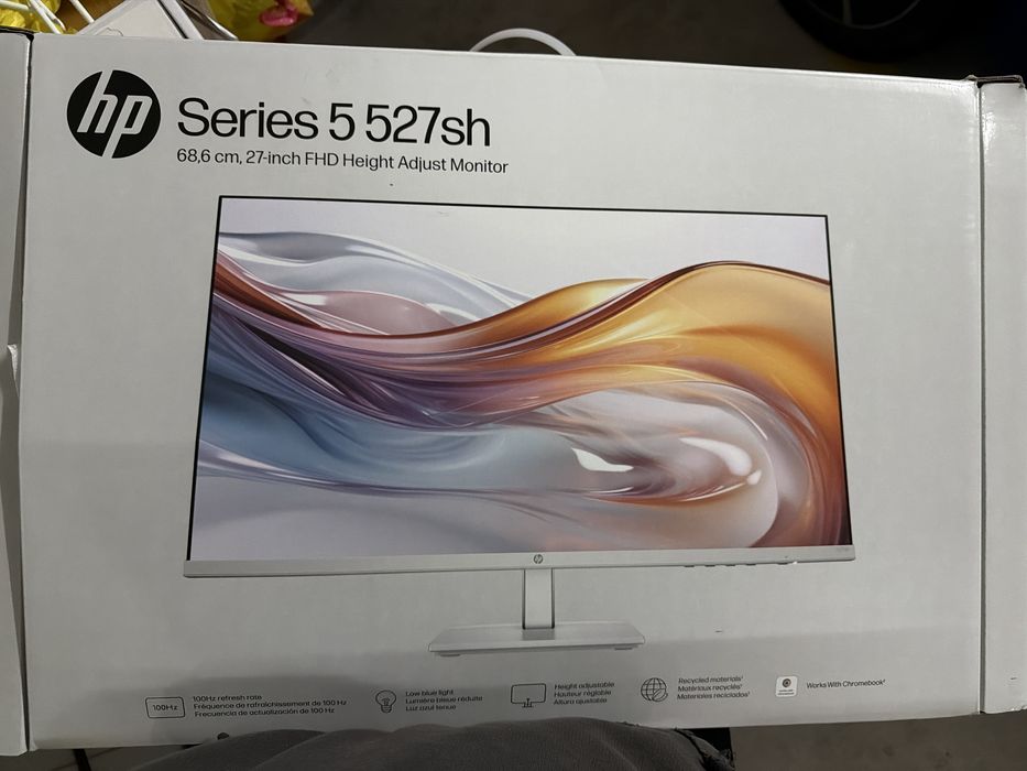Monitor HP 27” Full HD 100Hz – como novo
