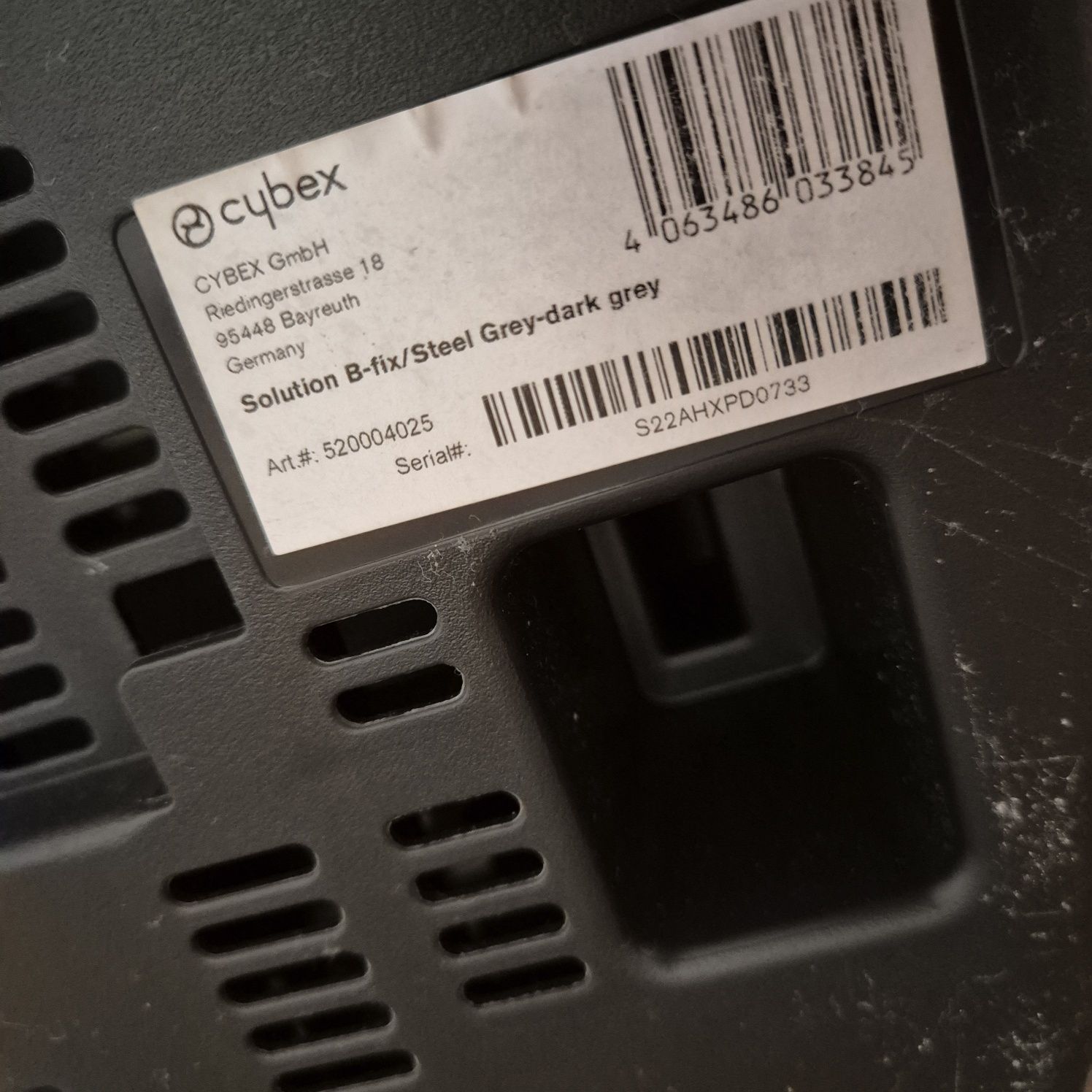 Cybex solution bfix universal 15-36 uszkodzony