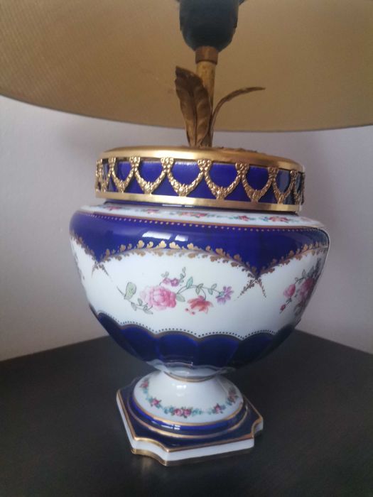 Lampa - George Jones & Sons - CRESCENT Antyk - 24k Burnished Gold