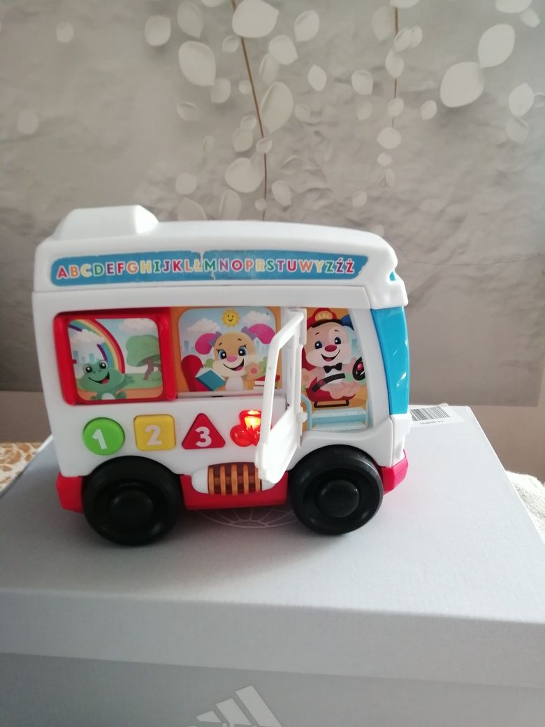 Autobus Fischer Price zabawka interaktywna dla chłopca 8 mies-2 lata