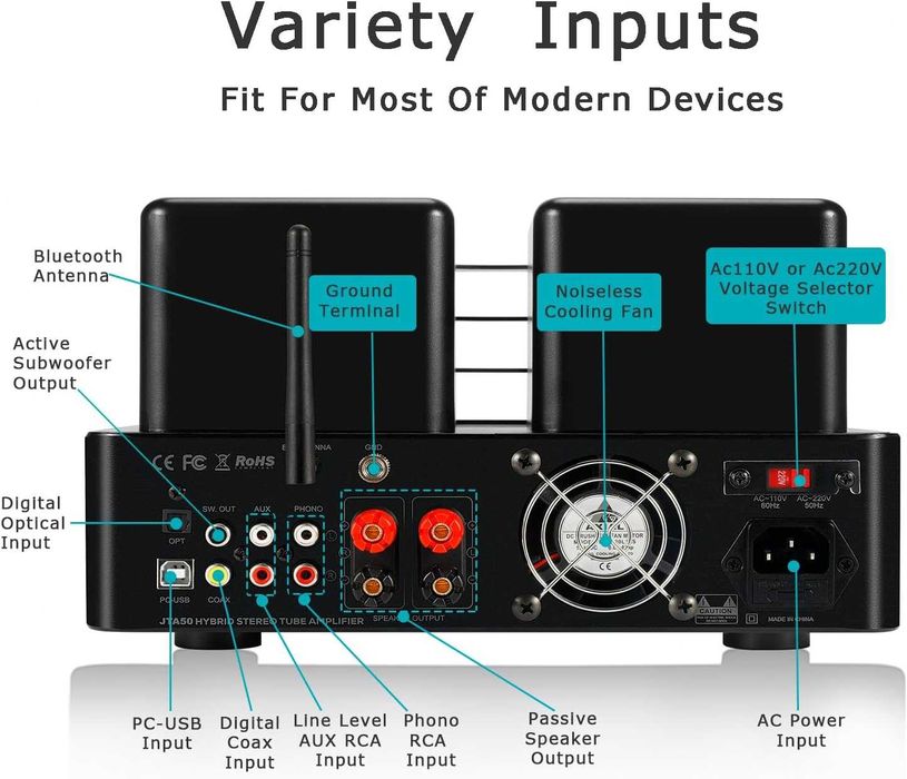 Juson JTA50 (amplificador Hibrido)