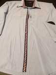 Koszula męska z długim rękawem 100 %bawełna rozmiar 43/44 SLIM FIT.
