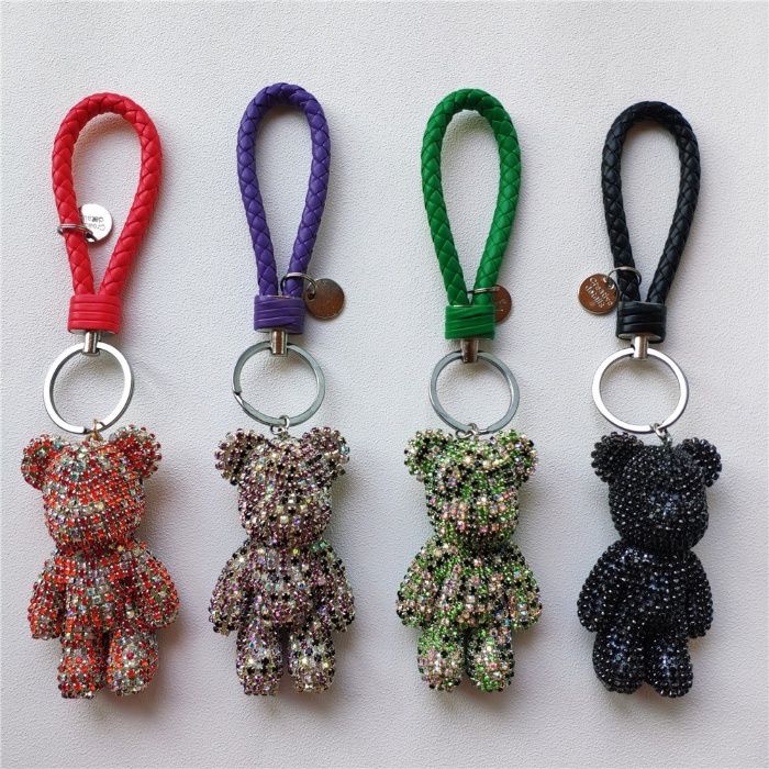 Luksusowa z cyrkoniami Zawieszka brelok przywieszka MIŚ BEAR
