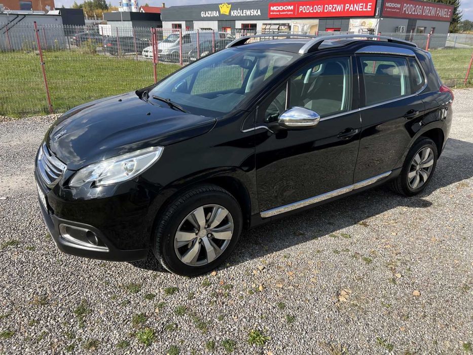 Peugeot 2008  1.6 SUV D eHDI 115KM 2013rok, Skóra, Czarny metalic