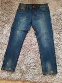 Spodnie DSEL Jeans 38 Vintage przetarcia Italy