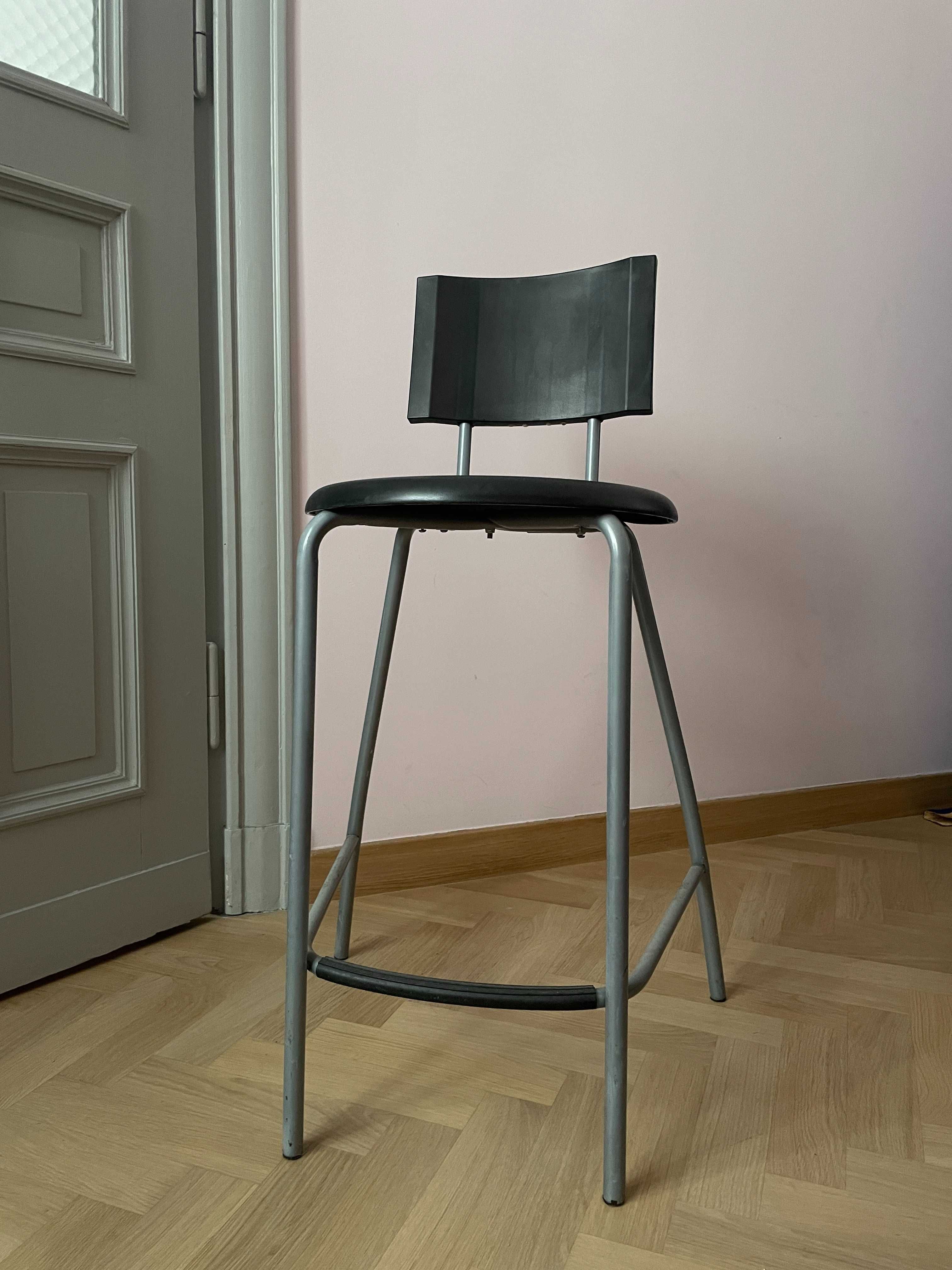 Wysokie krzesło do makijażu / makeup chair / industrialne metal