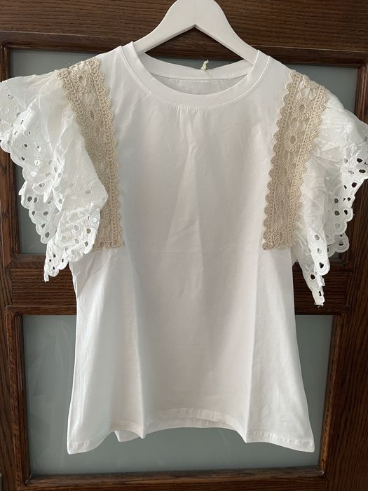 Bluzka w stylu boho rozm.uniwersalny