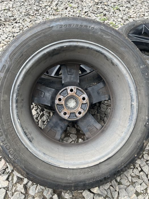 Шини 205 55 16 Dunlop/General + Диски Mazda оригінал R 16 5x114.3