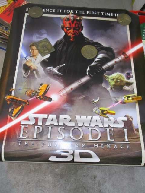 Cartazes originais filmes Star Wars usados nos cinemas