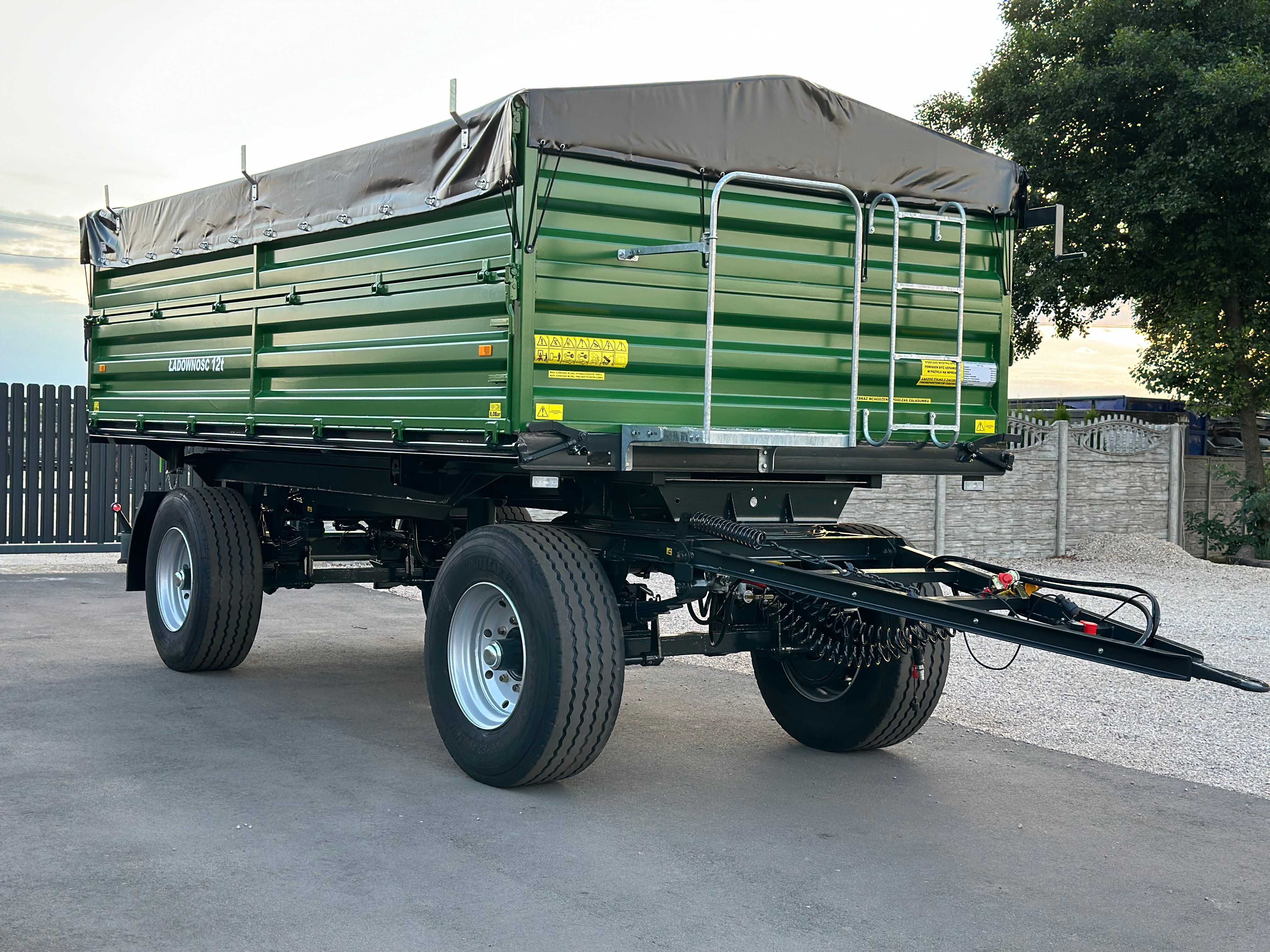 Przyczepa Rolnicza HL HW 3 Stronny Wywrot 6011 Ładowność 12 ton 8011