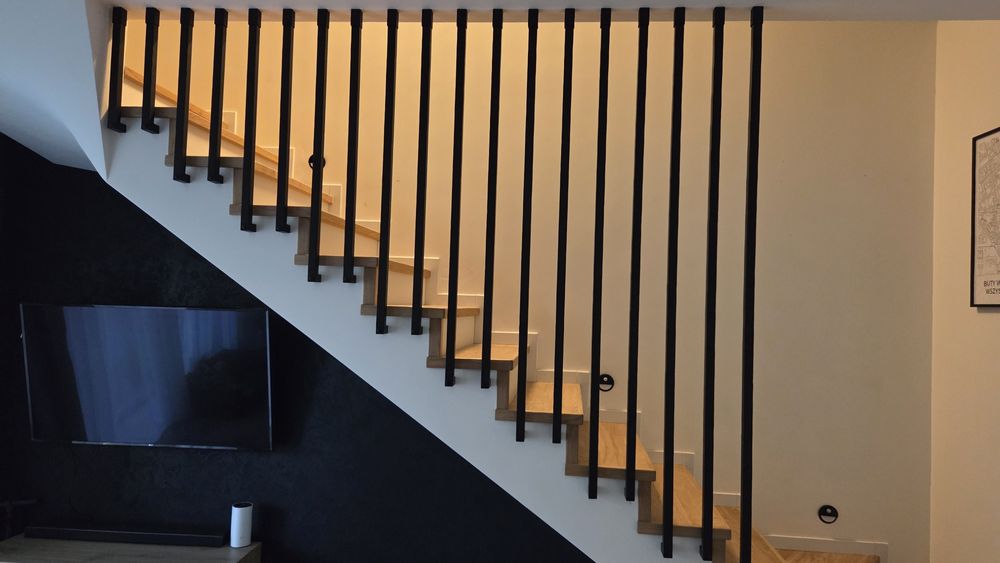 Balustrada harfa ścianka